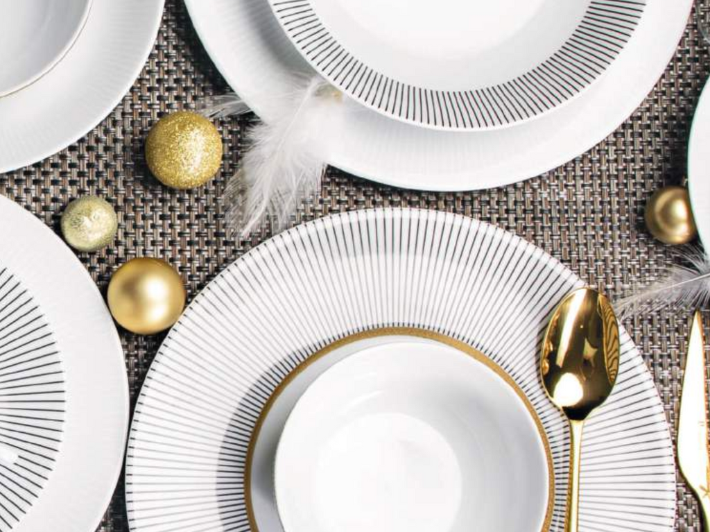 Dinner- Service Beaumont’ 24-teilig-weiß