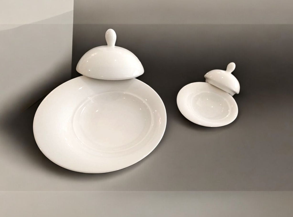 Gourmet Teller mit Deckel (21cm)