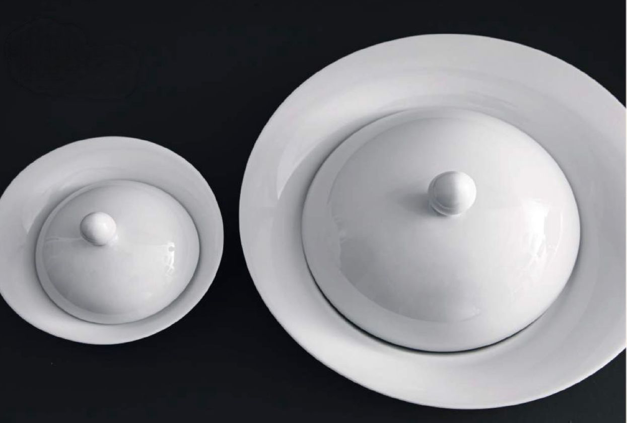 Gourmet Teller mit Deckel (21cm)